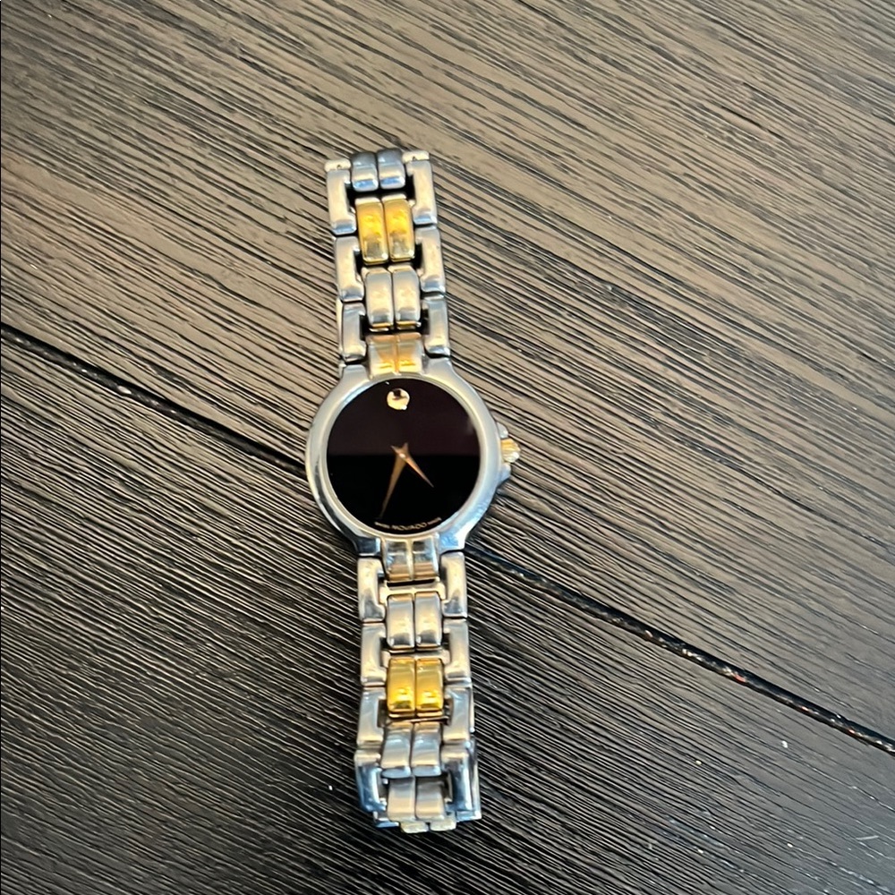 Silver and Gold Watch